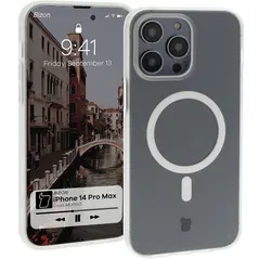 Bizon Case MatteO Apple iPhone 14 Pro Max transparent with a transparent frame