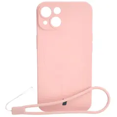 Bizon Case Silicone Magnetic Apple iPhone 14 light pink