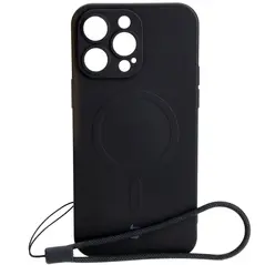 Bizon Case Silicone Magnetic Apple iPhone 14 Pro Max black