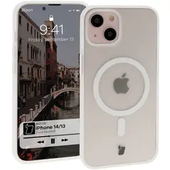Bizon Case MatteO Apple iPhone 14 / Phone 13 transparent with a transparent frame