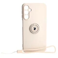 Bizon Case Silicone Ring Sq Samsung Galaxy A24 beige