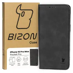 Bizon Case Pocket Pro Apple iPhone 15 Pro Max black