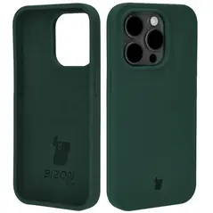Bizon Soft Case Apple iPhone 15 Pro dark green