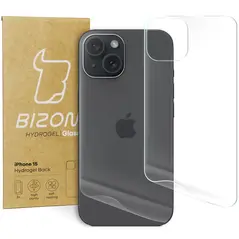 Bizon Glass Hydrogel Back Apple iPhone 15 [2 PACK]