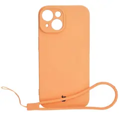 Bizon Case Silicone Apple iPhone 15 orange