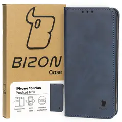 Bizon Case Pocket Pro Apple iPhone 15 Plus navy blue