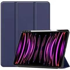 Bizon Case Tab Lizard Apple iPad Pro 12.9 2022/2021/2020/2018 navy blue