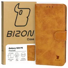 Bizon Case Pocket Samsung Galaxy S23 FE brown