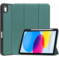 Bizon Case Tab Lizard Apple iPad 10 10.9 2022 dark green