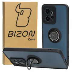 Bizon Case Hybrid Ring Xiaomi Redmi Note 12 4G smoky with a black frame