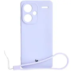 Bizon Case Silicone Sq Xiaomi Redmi Note 13 Pro+ 5G light purple