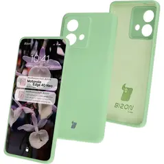 Bizon Soft Case Motorola Edge 40 Neo light green
