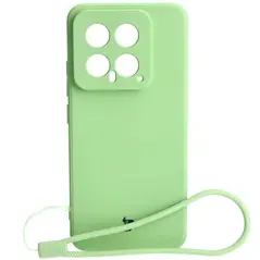 Bizon Case Silicone Sq Xiaomi 14 light green