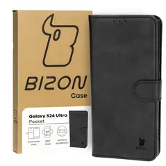 Bizon Case Pocket Samsung Galaxy S24 Ultra black