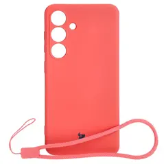 Bizon Case Silicone Sq Samsung Galaxy S24 dirty pink