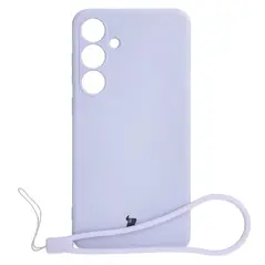 Bizon Case Silicone Sq Samsung Galaxy S24 Plus light purple