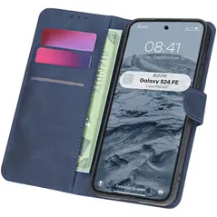 Bizon Case Pocket Samsung Galaxy S24 FE navy blue