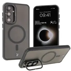 Bizon Case Eclipse Samsung Galaxy S24 FE smoky with a black frame