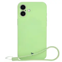 Bizon Case Silicone Magnetic Apple iPhone 16 light green
