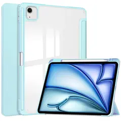 Bizon Case Tab Clear Matt Apple iPad Air 13" 2024 blue