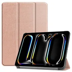 Bizon Case Tab Croc Apple iPad Pro 11" 5 gen. 2024 rose gold