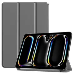 Bizon Case Tab Croc Apple iPad Pro 11" 5 gen. 2024 grey