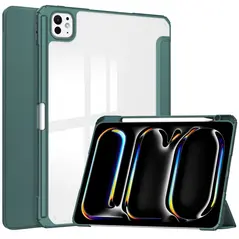 Bizon Case Tab Clear Matt Apple iPad Pro 13" 7 gen. 2024 dark green