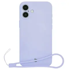 Bizon Case Silicone Magnetic Apple iPhone 16 light purple