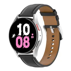 Bizon Strap Watch Casual Samsung Galaxy Watch FE/7/6/6 Classic/5/5Pro/4/4 Classic black
