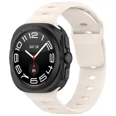 Bizon Strap Watch Silicone Samsung Galaxy Watch Ultra 47 mm light beige