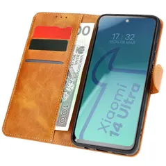 Bizon Case Pocket Xiaomi 14 Ultra brown