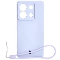 Bizon Case Silicone Sq Xiaomi Redmi Note 13 5G light purple