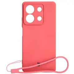 Bizon Case Silicone Sq Xiaomi Redmi Note 13 5G dirty pink