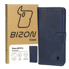 Bizon Case Pocket Xiaomi Poco X6 Pro navy blue