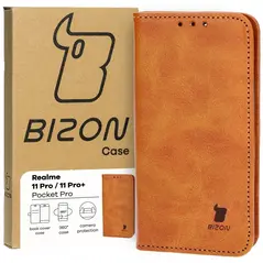 Bizon Case Pocket Pro Realme 11 Pro / 11 Pro+ brown