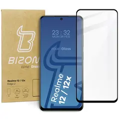 Bizon Glass Edge 2 Realme 12 5G/12x 5G black