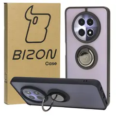 Bizon Case Hybrid Ring Realme 12 / 12x smoky with a black frame