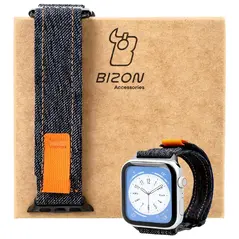 Bizon Strap Watch Urban Apple Watch 44/45/46/49 mm dark blue denim