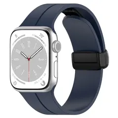 Bizon Strap Watch Silicone Apple Watch 38/40/41/42 mm navy blue