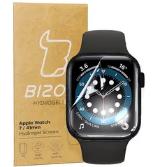 Bizon Glass Hydrogel Apple Watch 8/7 41mm [2 PACK]