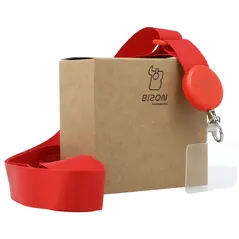 Bizon Accessories Leash Dragonfly red