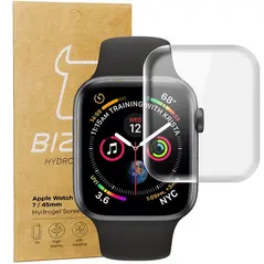 Bizon Glass Hydrogel v2 Apple Watch 8/7 45mm [2 PACK]