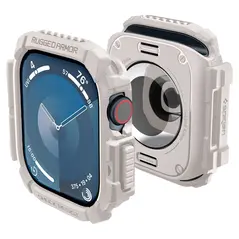 Spigen Rugged Armor Apple Watch 10 46mm Dune Beige