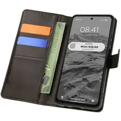 Bizon Case Pocket Motorola Moto G35 5G black
