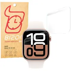 Bizon Glass Watch Hydrogel Apple Watch 10 42mm [2 PACK]