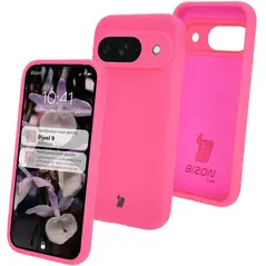 Bizon Soft Case Google Pixel 9 neon pink