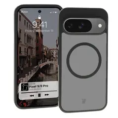 Bizon Case MatteO Google Pixel 9/9 Pro transparent with black frame