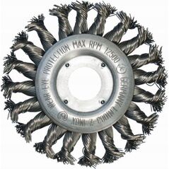 Abraboro Disc brush 115 mm/22,2 ABRABORO - braided wire 0,5 mm INOX 7464981 5999082024835