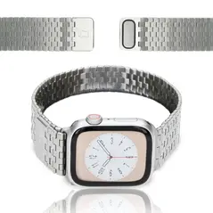 Bizon Strap Watch Titanium Apple Watch 38/40/41/42 mm silver