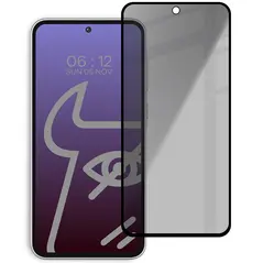 Bizon Glass Edge Shadow Samsung Galaxy A35 5G / A55 5G tinted with a black frame